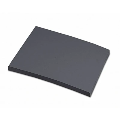 Abbildung von folia 6488 Tonpapier anthrazit, DIN A4, 130 g/qm, 100 Blatt zum Basteln und kreativen Gestalten von Karten, Fensterbildern für Scrapbooking