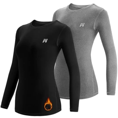 Abbildung von MEETWEE Damen U4s Shirt, Schwarz Grau, M