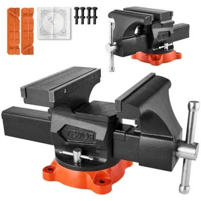 Abbildung von VEVOR 203mm Schraubstock Werkbankschraubstock Parallelschraubstock 360 Drehbar