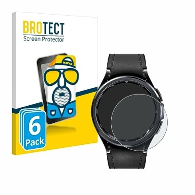 Abbildung von BROTECT Entspiegelungs Schutzfolie für Samsung Galaxy Watch 6 Classic (43 mm) (6 Stück) Matte Displayschutz Folie, Anti Reflex, Fingerprint