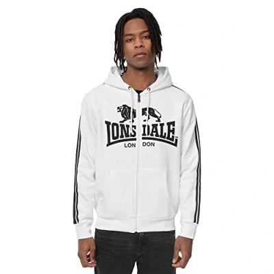 Abbildung von LONSDALE Herren Kapuzensweatjacke mit Reißverschluss normale Passform SELATTYN