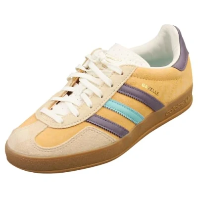 Abbildung von adidas Originals Gazelle Indoor Sneaker low, Größe: 42, Glow orange shadow violet off white Leder/synthetik