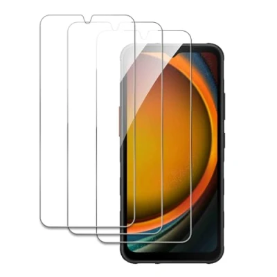 Abbildung von 3 Stück Schutzfolie Kompatibel mit Samsung Galaxy Xcover 7, 9H Härte Gehärtetem Glas, Anti Kratzer, Öl, Bläschen, Einfache Installation