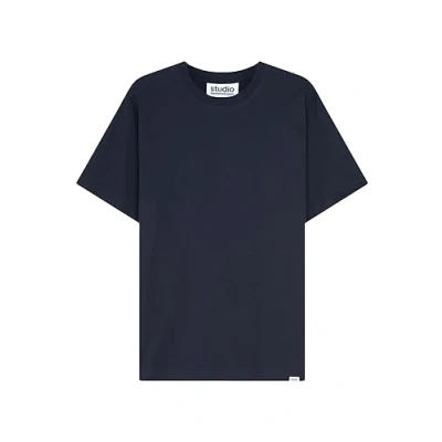 Abbildung von Studio Seidensticker Kurzarm Rundhals Tshirt basic, Herren, Größe: XL, Navy