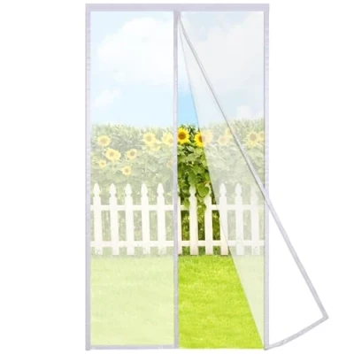 Abbildung von Risareyi Magnet Fliegengitter Balkontür Magnetische Tür 95x215cm Weiß