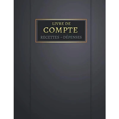Abbildung von livre de compte: Cahier recettes dépenses Carnet tenue comptes Registre comptabilite Bilan Micro entrepreneurs Recette depense auto ... Comptables françaises Facile, Sample A