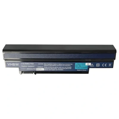 Abbildung von vhbw Akku Ersatz für Acer BT00605058, BT00607119, UM09C31, UM09G31, UM09G41 Notebook (6600mAh, 10,8V, Li Ion)
