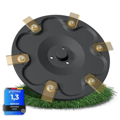 Abbildung von 3DHerb 6er Messerscheibe kompatibel mit Segway Navimow Mähroboter i105E, i108E &amp; i110n Premium Mähteller aus glasfaserverstärktem Kunststoff für 6 Klingen (für I Serie ohne )