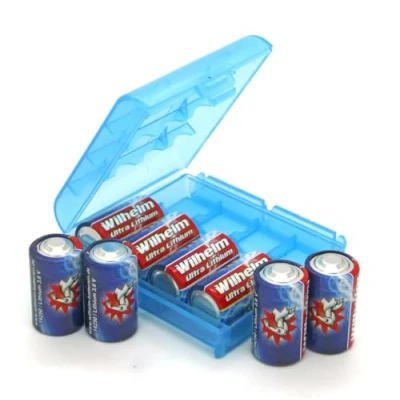 Abbildung von 8 x Wilhelm 14250 ER14250 LS14250 Batterie 1/2 AA Lithium 3,6V 1200 mAh Li SOCl2 in praktischer Batteriebox
