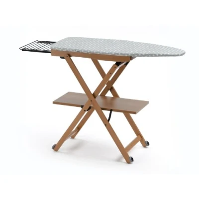 Abbildung von Arredamenti Italia 621 STIROCOMODO Faltbarer Bügeltisch Buchenholz Kirsche 135 x 88 45 cm