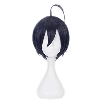 Abbildung von OSIAS Anime Cosplay Perücke, mit Kostenloser Perückenkappe, für Halloween, Party, Karneval, Nachtleben, Konzerte, Hochzeiten(Saihara Shuichi)
