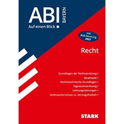 Abbildung von STARK Abi Auf einen Blick! Wirtschaft/Recht Bayern: Recht (Skripte / Blick!)