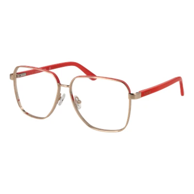 Abbildung von Guess Damen GU50125 074 Rahmen von BRILLEN Metall Rosa Quadratisch Normal