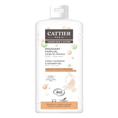Abbildung von Cattier Familial Schaum, ohne Sulfate, für Körper und Haar, 500 ml