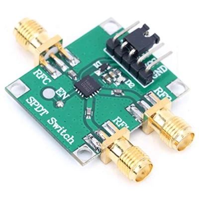 Abbildung von HF Schaltermodul, 3 5V Single Pole Double Throw Board 50 Ohm Eingangs /Ausgangsimpedanz SMA Schnittstelle Inter(HMC849)