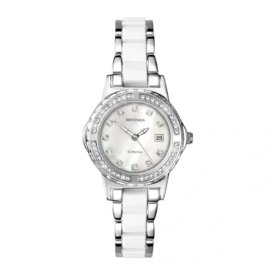 Abbildung von Sekonda Damen Analog Uhr mit Legierung Armband 4674.27