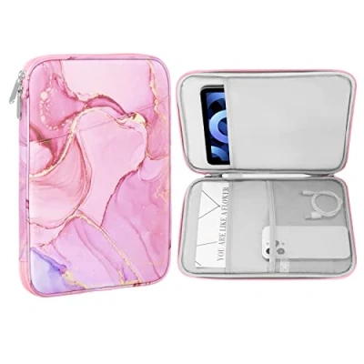 Abbildung von MoKo 9 11&quot; Tablet Tasche Hülle Kompatibel mit iPad Pro 11 M4 2024/11 Zoll Air M2 2024/iPad 10th 10,9 5/4 10,9, Galaxy Tab S9/S8/A8/A7 2022, Trübes Rosa