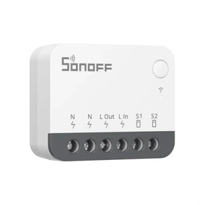 Abbildung von SONOFF ZBMINIR2 Zigbee Smart Schalter, 3.0 Lictschalter, Funktioniert mit Alexa &amp; Google Home, Hub Erforderlich, Neutralleitung Erforderlich