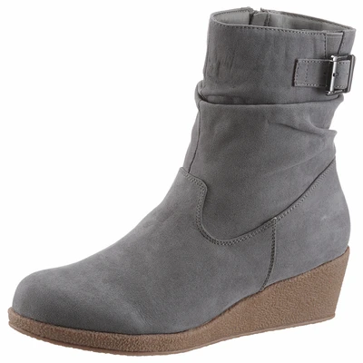 Abbildung von CITY WALK Stiefelette, mit Raffungen am slouchy Schaft