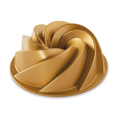 Abbildung von Nordic Ware Gugelhupf Backform Heritage Bundt Gold ø 22 / 1.4 Liter