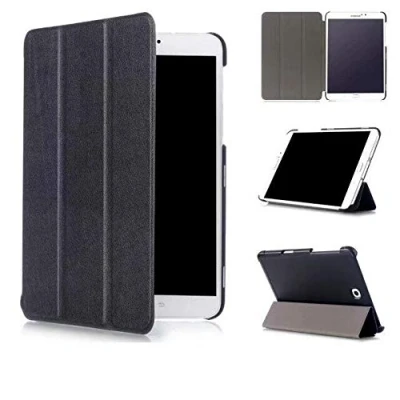 Abbildung von Skytar Schutzhülle für Samsung Galaxy Tab S2, 8.0 Zoll, T710 / T715 T719 Tablet mit Standfunktion. S2 Schwarz