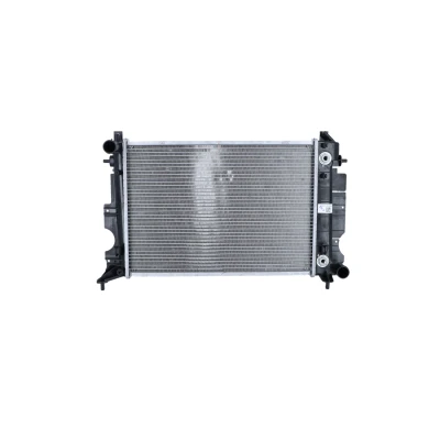 Abbildung von NRF 58109 Kühler, Motorkühlung Aluminium 500 345 32 mit Anbauteilen Kühlrippen gelötet SAAB: 900 II Cabrio, 9 3 Schrägheck