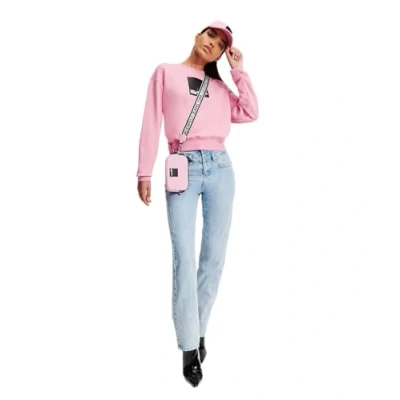 Abbildung von Karl Lagerfeld Jeans Regular LOGO Sweatshirt, Damen, Größe: XS, Moonlite mauve