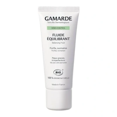 Abbildung von GAMARDE Bio Kosmetik: Regulierendes Fluid bei fettiger, unreiner Haut &amp; Mischhaut I Veganes Feuchtigkeitsfluid gegen Unreinheiten mit ätherischen Ölen Reinigungs Gel Mitesser Pickel 40 ml