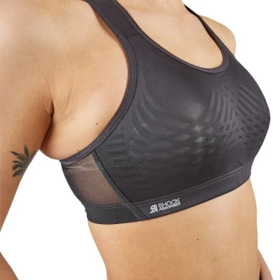 Abbildung von Shock Absorber Damen Ultimate Fly Bra Sport BH, Mehrfarbig (Noir/Gris 05x), 70B (Herstellergröße: 85B)