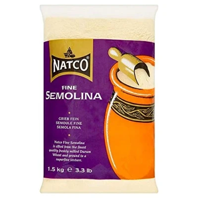 Abbildung von Natco Semolina Fine 1.5kg Grieß Fein