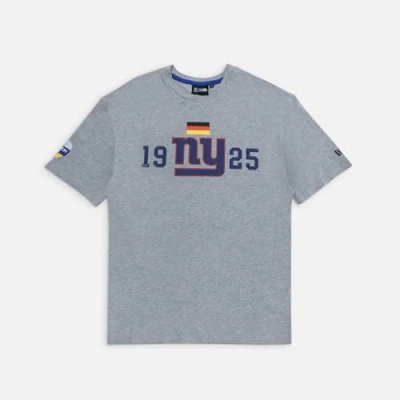Abbildung von New Era Unisex NFL Games Square Arch Oversized York Giants HGR T Shirt, Grey Med, S EU
