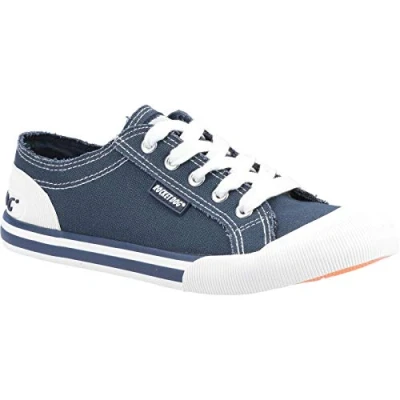 Abbildung von Rocket Dog Damen Jazzin Leichte Slipper Sneaker Blau 38 EU