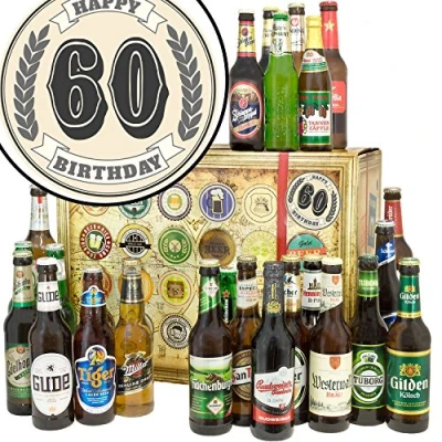 Abbildung von 60. Geburtstag / 24x Biere Welt und DE/Geschenke Geburtstag/Advent Kalender 2024 2025 Bier