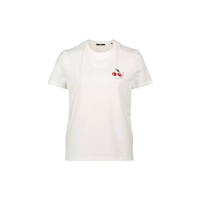Abbildung von zero Tshirt print, Damen, Größe: 38, Patch creamred