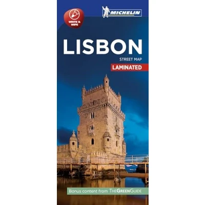 Abbildung von Lisbon Michelin City Map 9208: Laminated Plan (Planos Michelin)