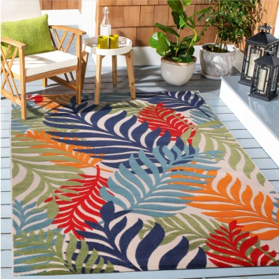 Abbildung von Sanat Teppich &quot;Floral Outdoor&quot;, rechteckig, 6 mm Höhe, In und Outdoor geeignet, florales Design, Balkon, Terasse