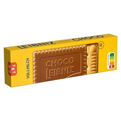 Abbildung von LEIBNIZ Choco Vollmilch, 125 g, knusprige Butterkekse eingebettet in zarte Milchschokolade (1 x g)