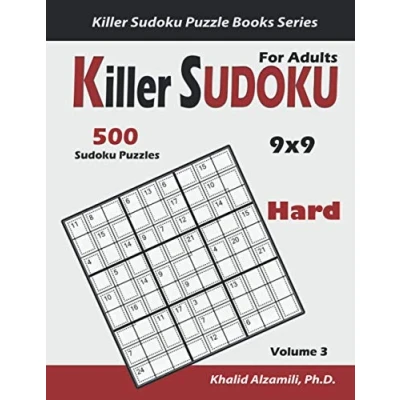 Abbildung von Killer Sudoku for Adults: 500 Hard (9x9) Puzzles : Keep Your Brain Young (Killer Puzzle Books Series, Band 3)