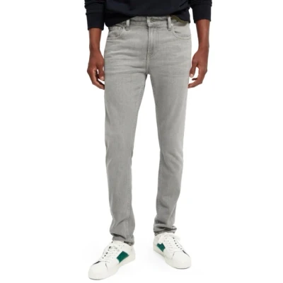 Abbildung von Scotch &amp; Soda Essentials SKIM WITH stone Jeans Slim Fit, Herren, Größe: 29x30, Grey