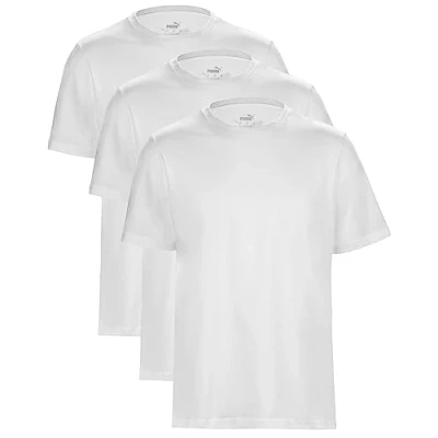Abbildung von PUMA T Shirt Jungen Statement Deluxe Edition Baumwolle 3er Pack White 128