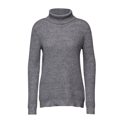Abbildung von Cecil Rollkragen Strickpullover, Damen, Größe: Large, Grau