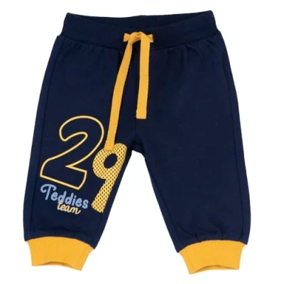 Abbildung von Chicco, Hose Anzug Baby, Bequem und Modisch, mit Elastischem Bund Knöchel, aus Weicher Baumwolle, Maschinenwaschbar, Babykleidung 0 24 Monate