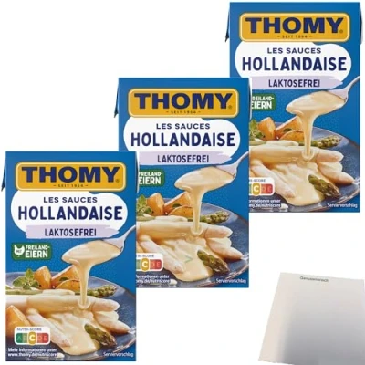 Abbildung von Thomy Les Sauce Hollandaise Lactosefrei 3er Pack (3x250ml Packung) + usy Block