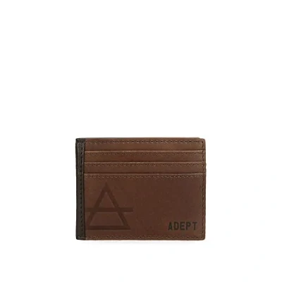 Abbildung von joumma bags,s.l. Adept Jim Horizontale Geldbörse mit Braun 11,5 x 8 1 cm Leder, braun, Quertasche