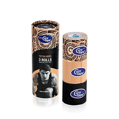 Abbildung von Kinesiotape MyCureTape 3 Rolls Tattoo Rebell