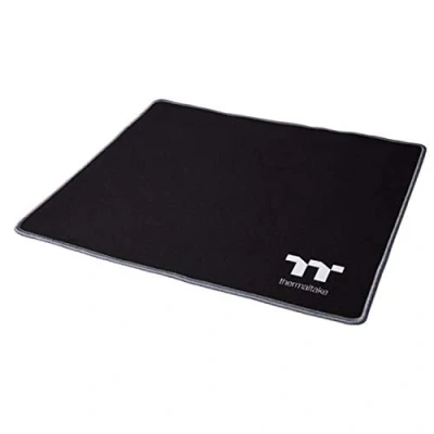 Abbildung von Thermaltake M300 Glatte Oberfläche/solide Nähkante/spritzwassergeschützt/rutschfeste Gummiunterseite, 360 mm x 300 mm, Gaming Mauspad, GMP TTP BLKSMS 01, klein