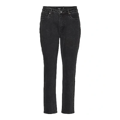 Abbildung von VERO MODA Damen VMBRENDA HR Straight ANK GU163 GA NOOS Jeans, Black Denim, 30/32