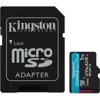 Abbildung von Kingston Canvas Go! Plus microSD Speicherkarte Klasse 10, UHS I 1TB microSDXC 170R A2 U3 V30 Einzelpack ohne Adapter