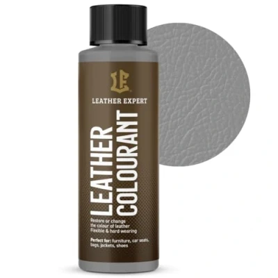 Abbildung von Sehr Deckend Wasser Lederfarbe Grau 50 ml Leather Paint für Natur und ÖkoLeder Dye Ohne Alkohol alle Lederaccessoires Reißt oder Blättert Nicht ab