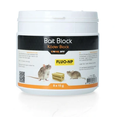 Abbildung von Knock Off Köder Block für Mäuse und Ratten 8x15g